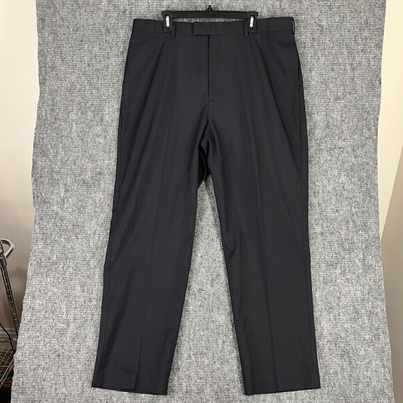 Pro Tour Pants Mens 40 Black 32" Golf Trousers Performance Tech Straight Leg - Picture 1 of 8